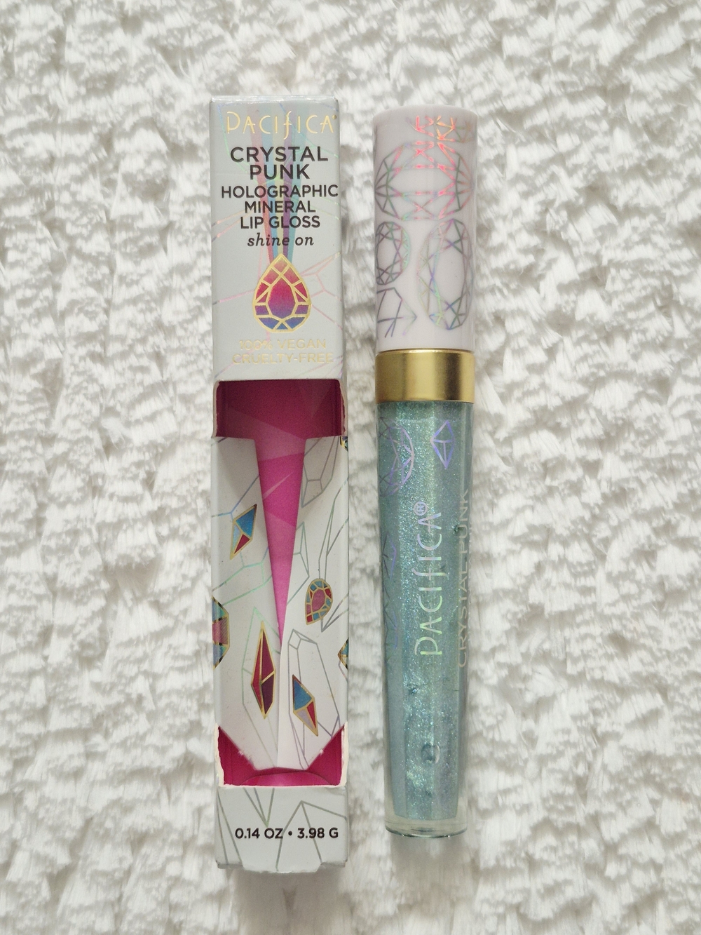 Pacifica Crystal Punk Holographic Mineral Lip Gloss